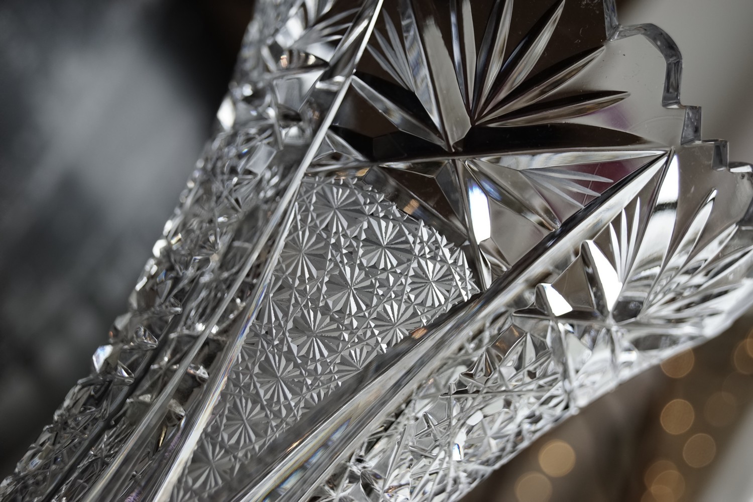 Bleikristall Vase Blumenvase schwer handgeschliffen Kristallglas Glas