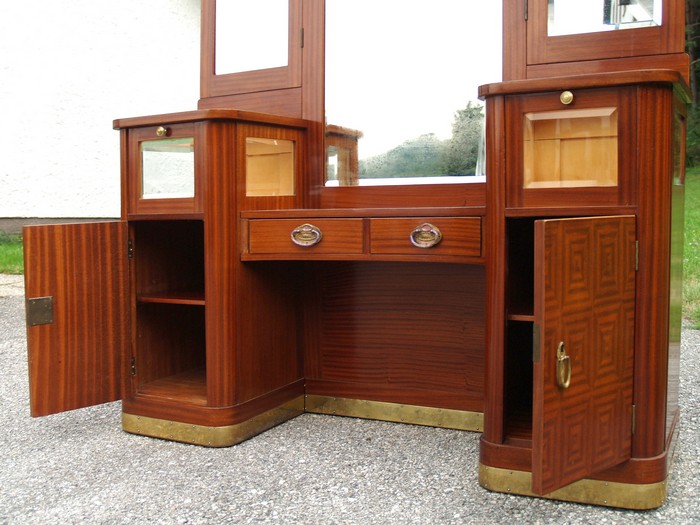 Jugendstil Garderobe Spiegelschrank