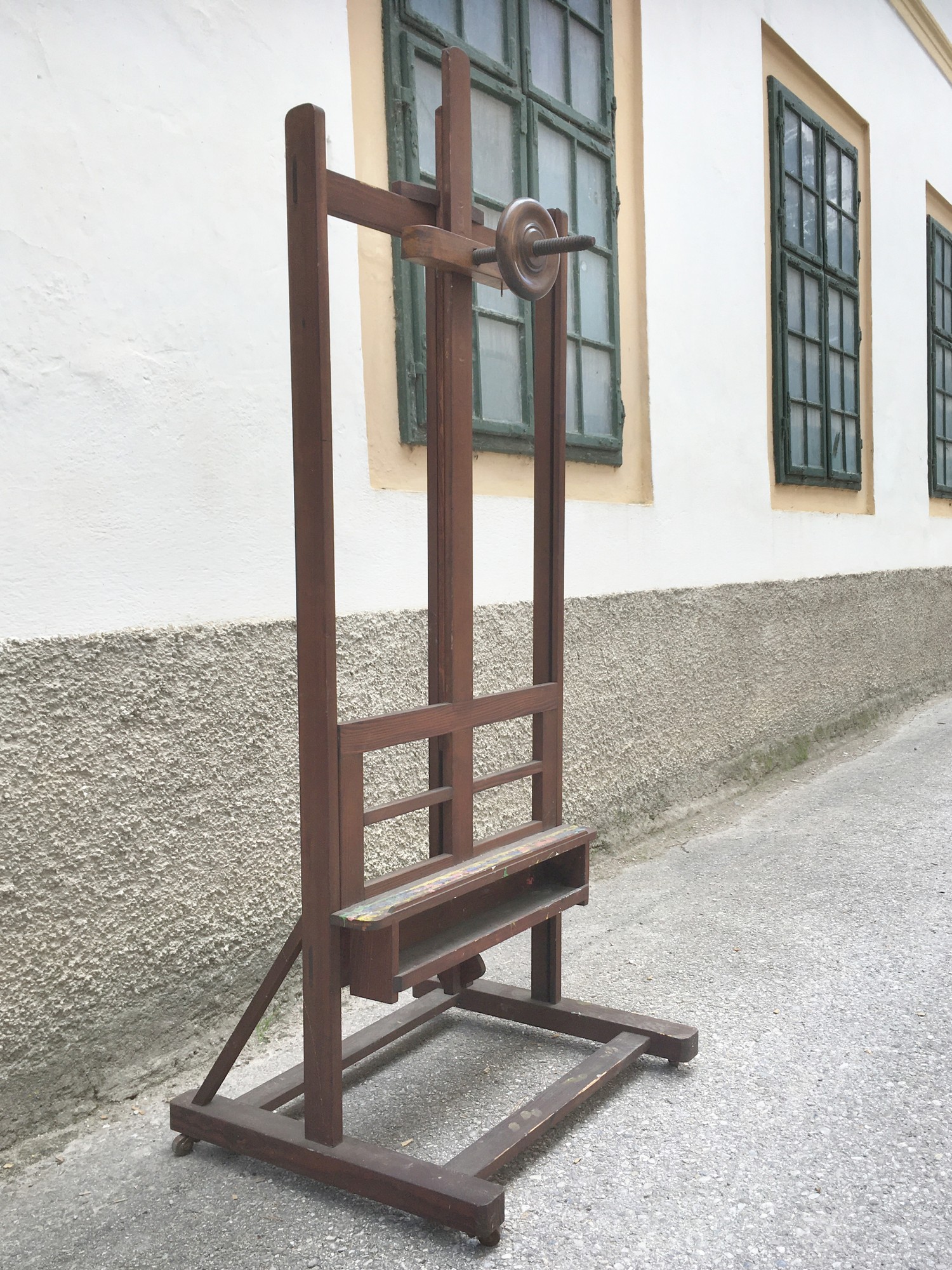 Staffelei antik Vollholz um 1900