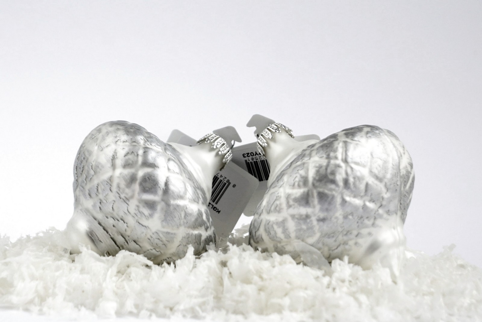 Christbaumkugel Glas mundgeblasen handgemacht lauscha Raute Ornament