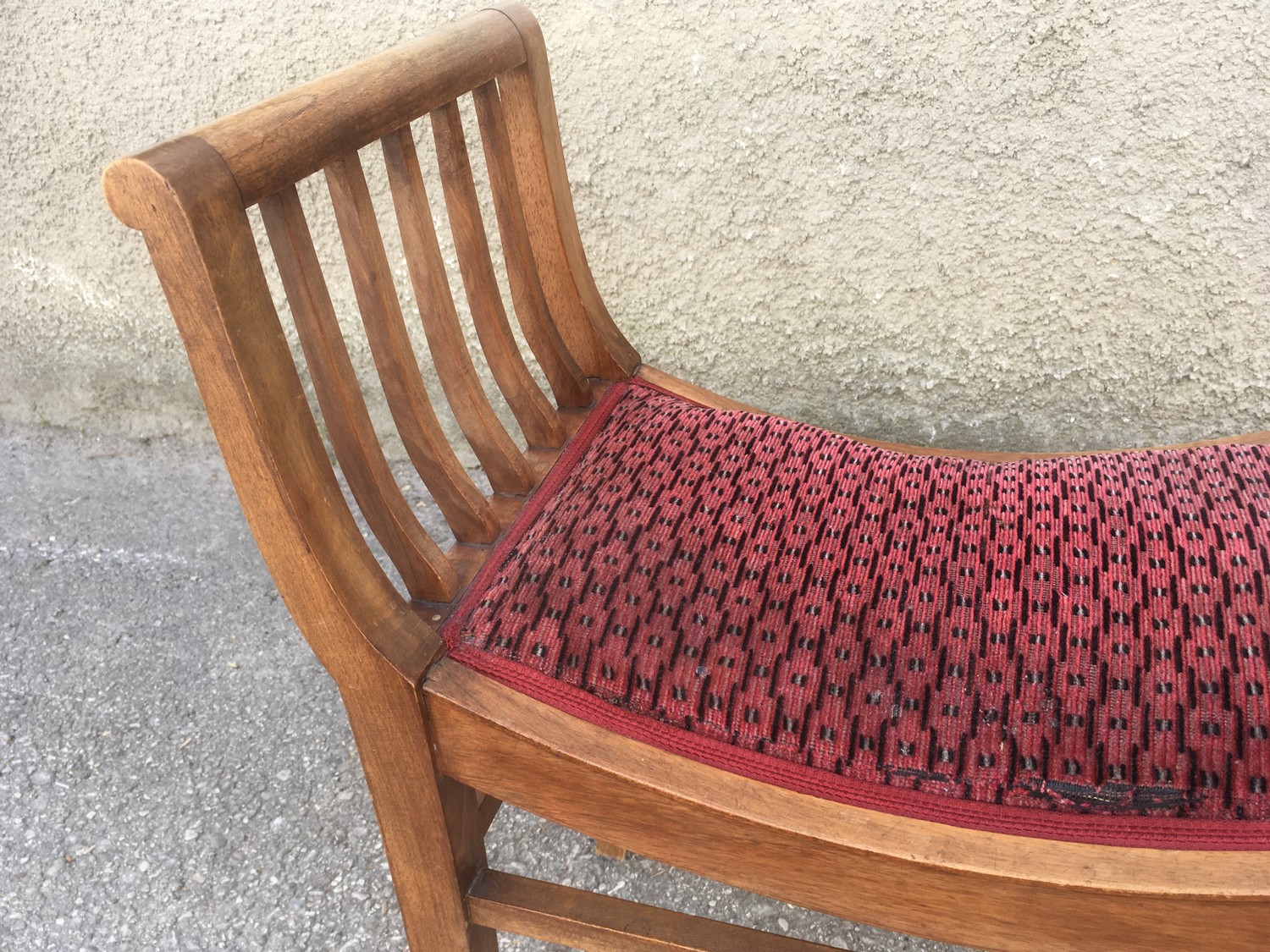 Gondel Stuhl Jugendstil Sprossen antik