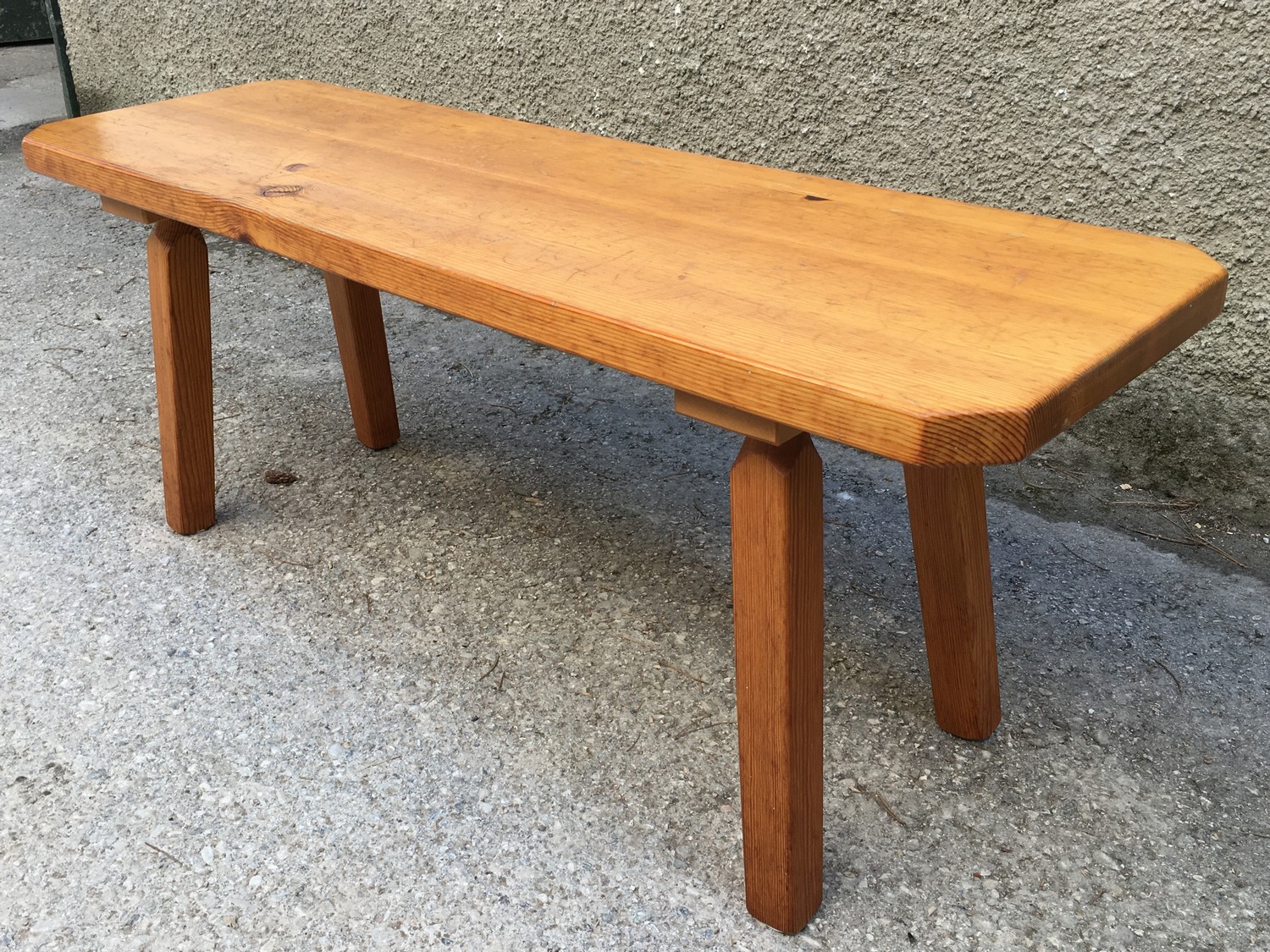 Sitzbank Vollholz Vintage massive Landhausstil Bauernmöbel