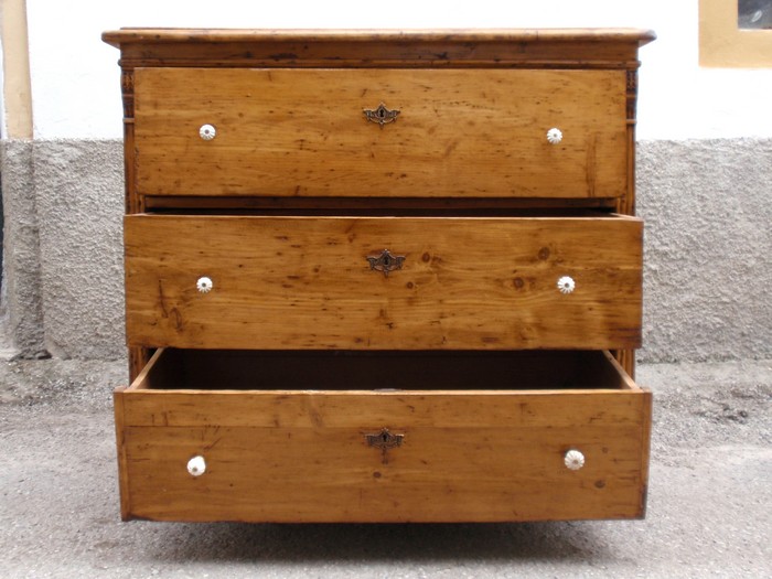 Ladenkommode antik Weichholz