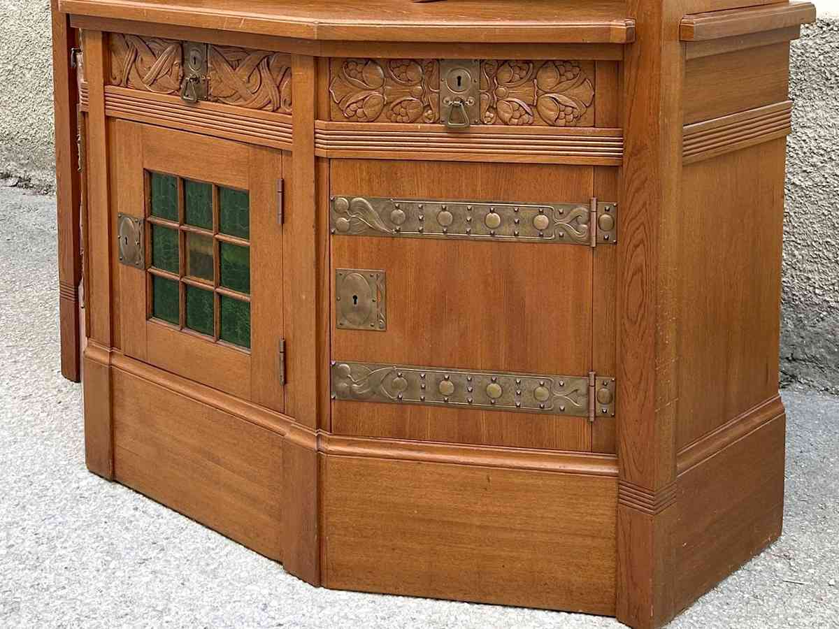 Antiker Schrank Jugendstil Anton Bembe Möbel Mainz Anrichte