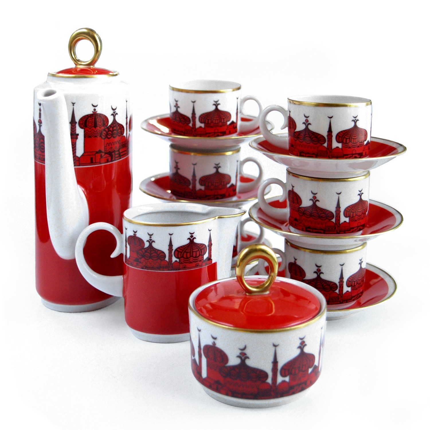 Vintage Porzellan Kaffee Set