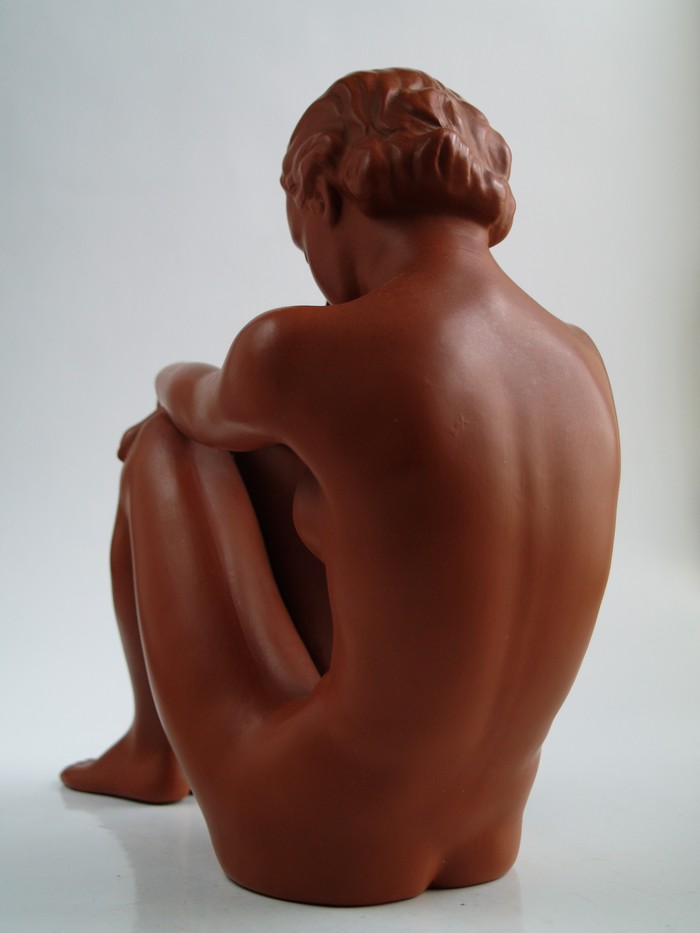 Aktfigur alt Keramik Vintage groß