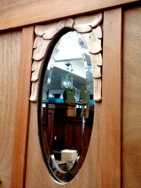 Naturholz Dielenschrank