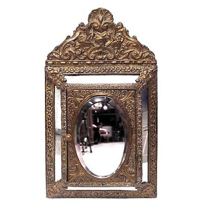 Schrank Messing antik Historismus Wandschrank Spiegel Schlüsselschrank Wandregal Schrank Messing antik Historismus Wandschrank Spiegel Schlüsselschrank Wandregal