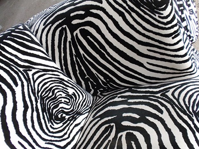 Bretz Mammut Sessel zebra