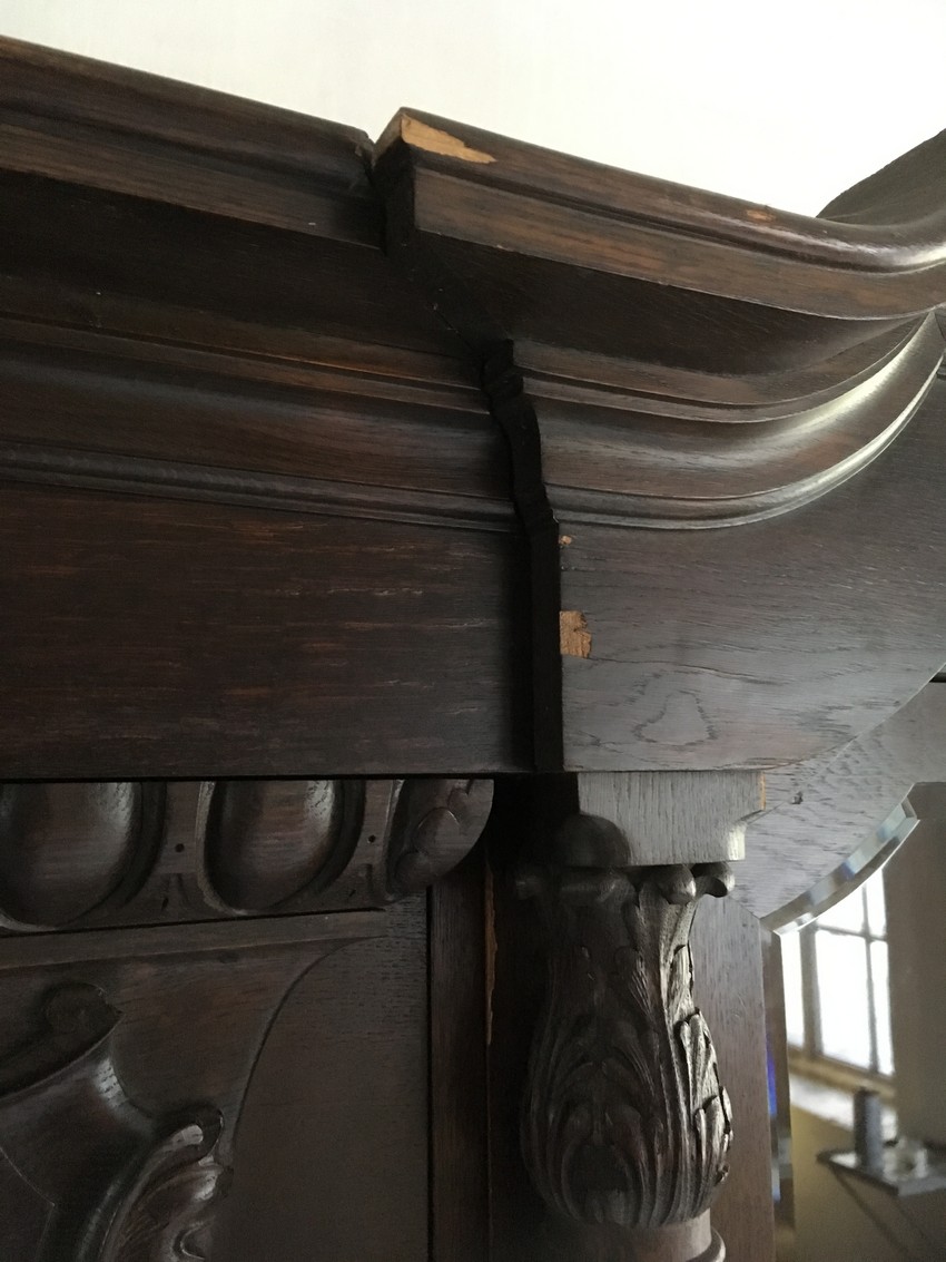 Buecherschrank antik groß