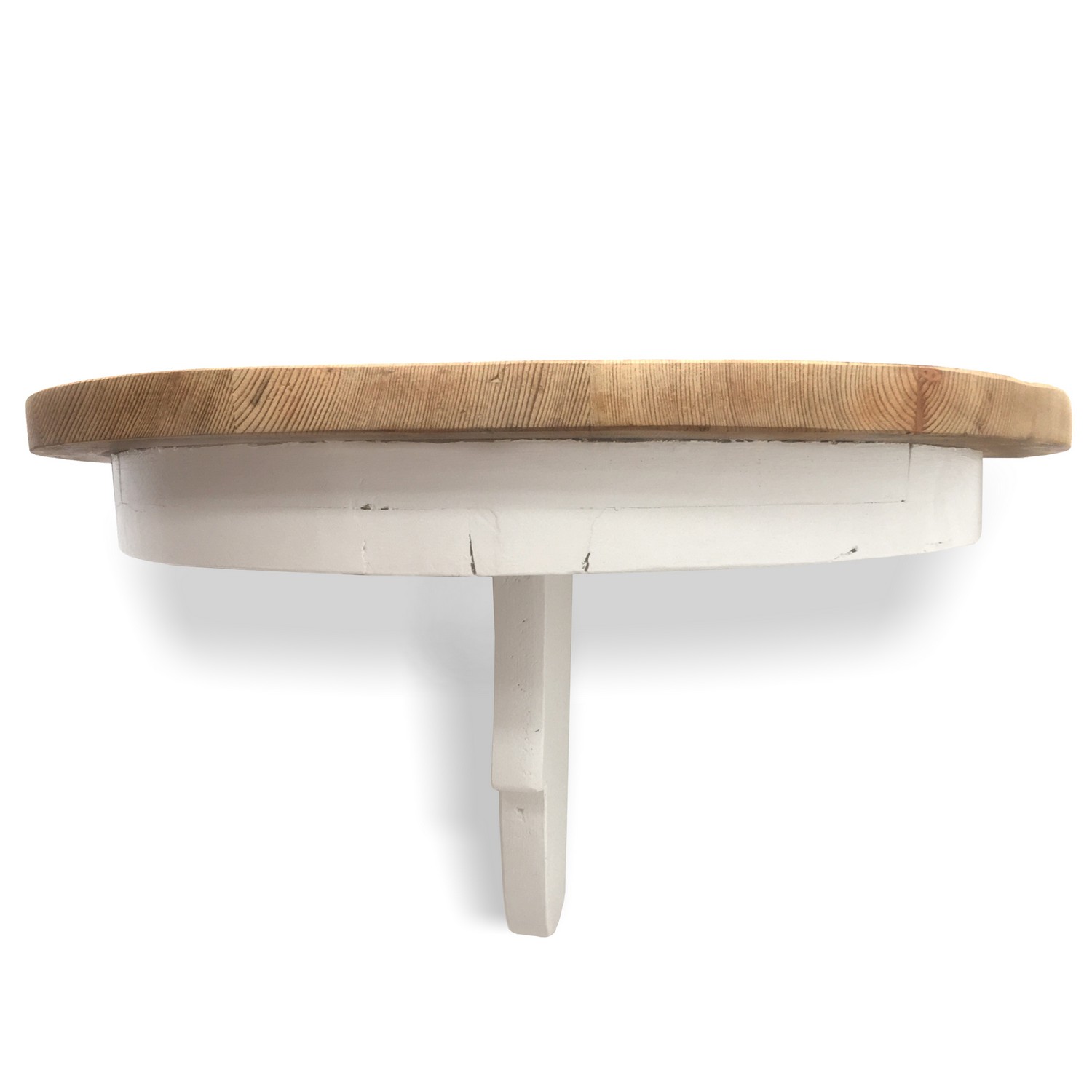 Wandkonsole großes Landhausstil Shabby Chic Vollholz Regal Bauernmöbel Regal Wandkonsole großes Landhausstil Shabby Chic Vollholz Regal weiß