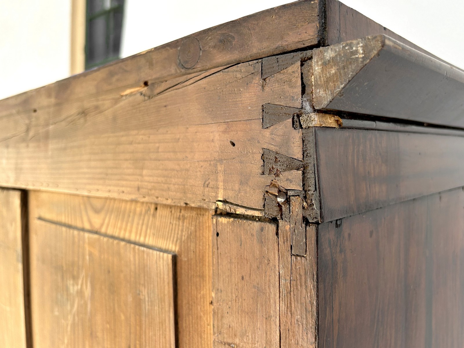 Biedermeier Schrank Kleiderschrank antik