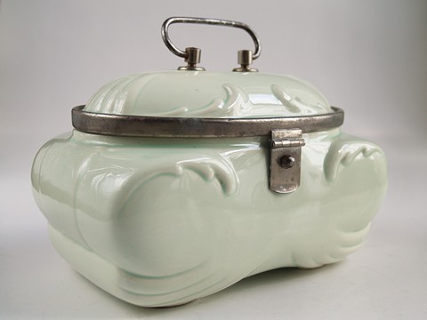 antike Keksdose Keramik