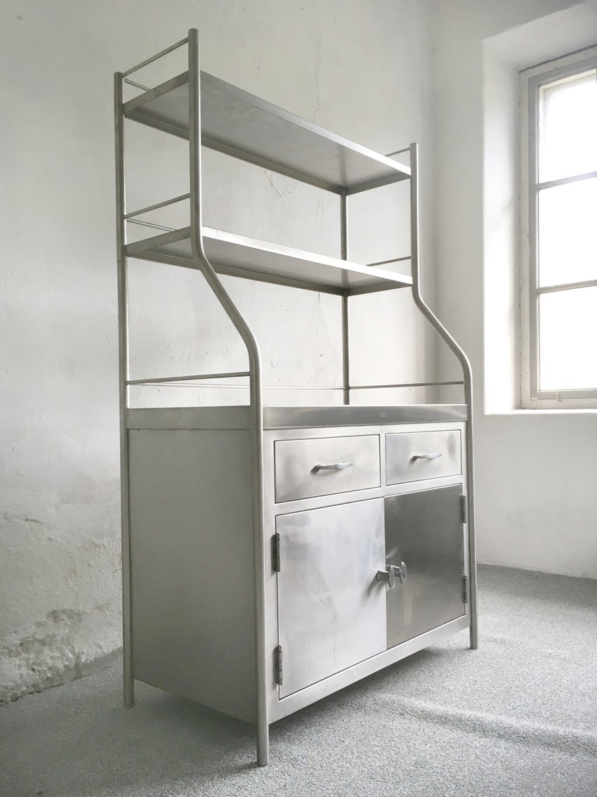 Kuechenschrank Edelstahl