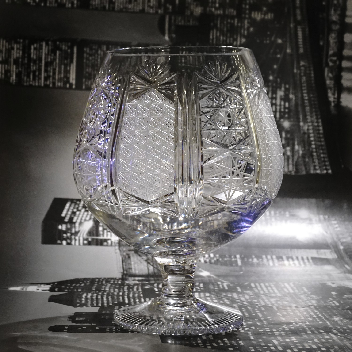 Bleikristall Vase Bowle Cocktail Gläser Kerzenständer Kerzenhalter Windlicht groß Whiskyglas