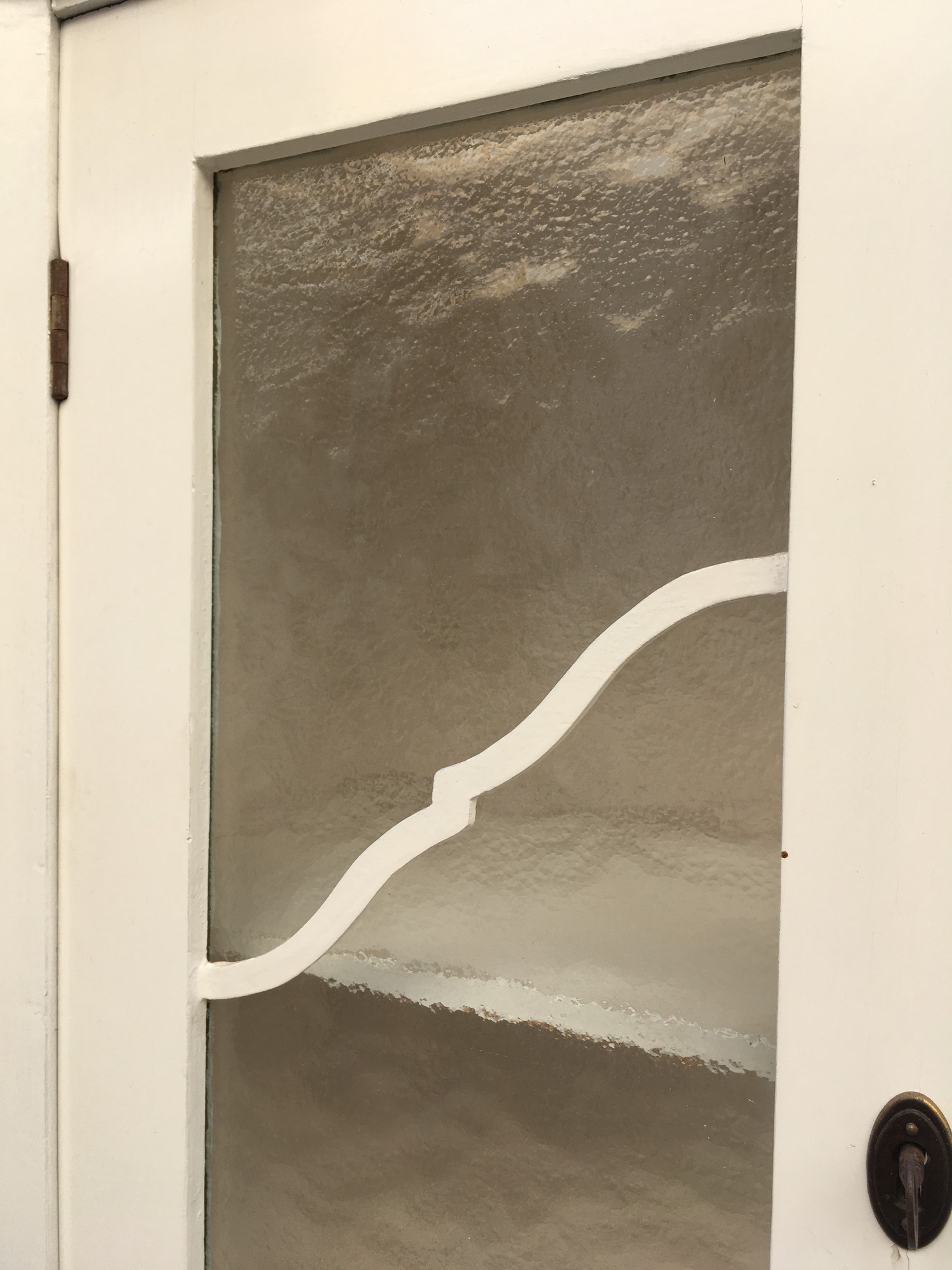 Anrichte Küchenschrank antik Buffetschrank creme Kredenz