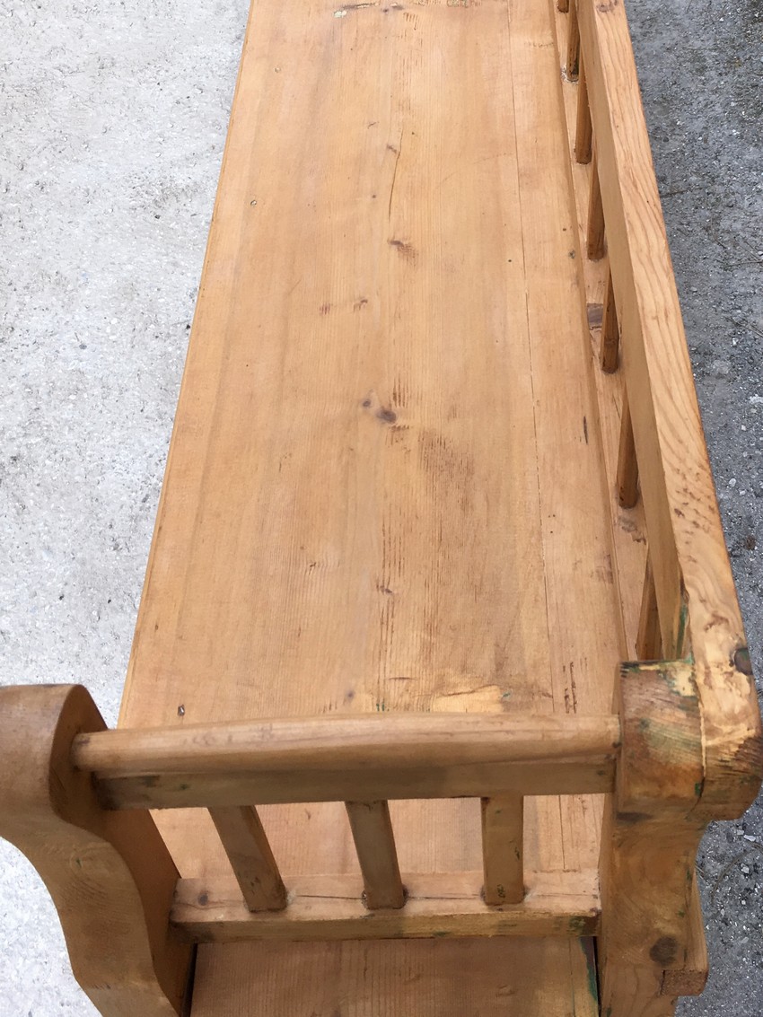 Kuechenbank Holz antik