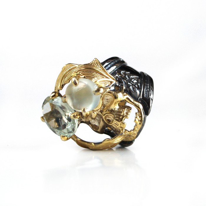 Ring Silber Totenkopf