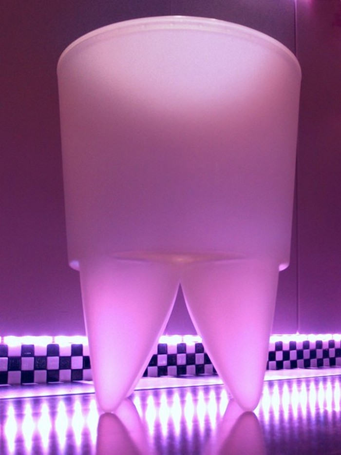 Hocker Bubu transparent