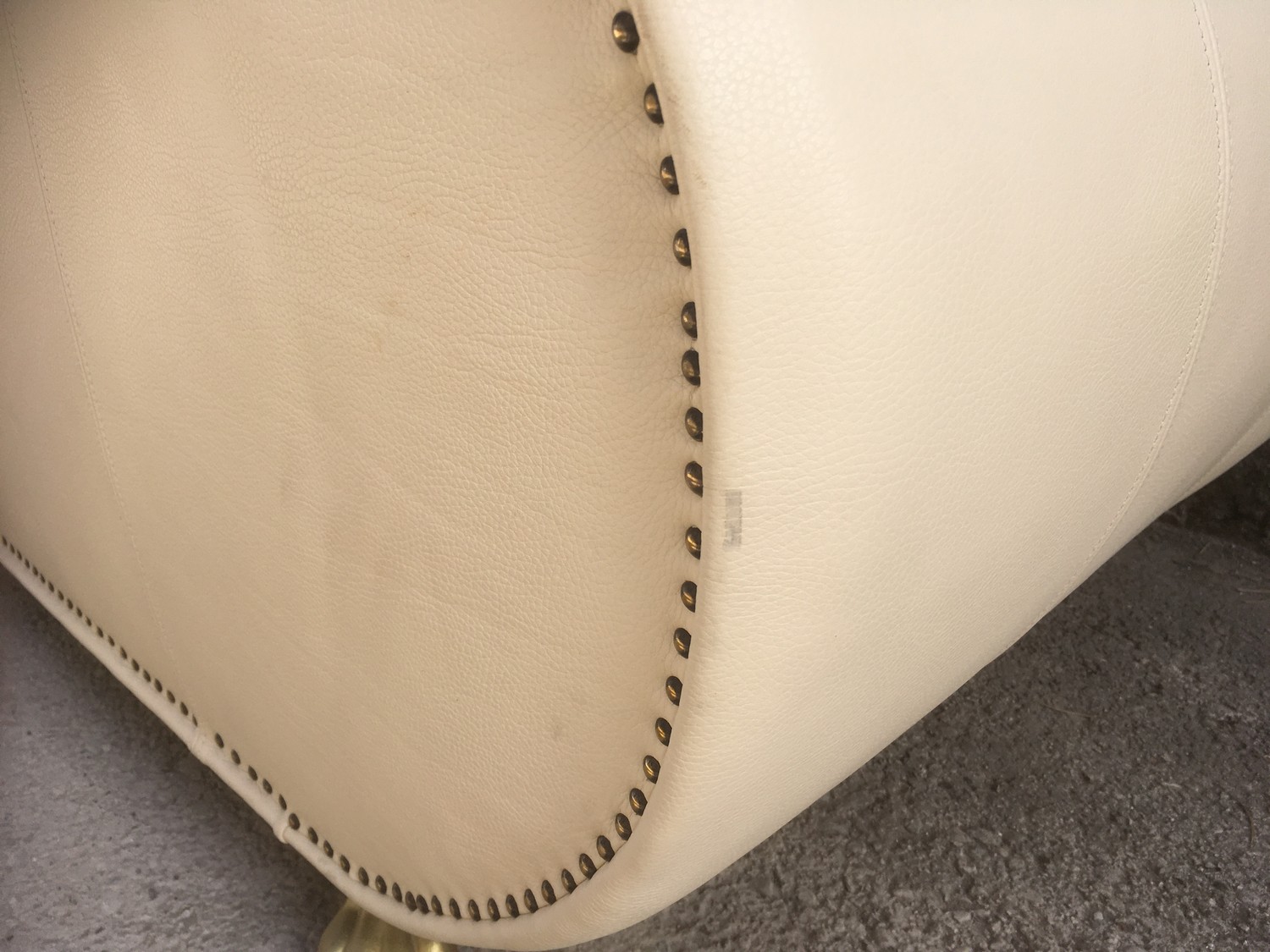 Bretz Sofa creme beige Leder gebraucht Gaudi Ledersofa Barock