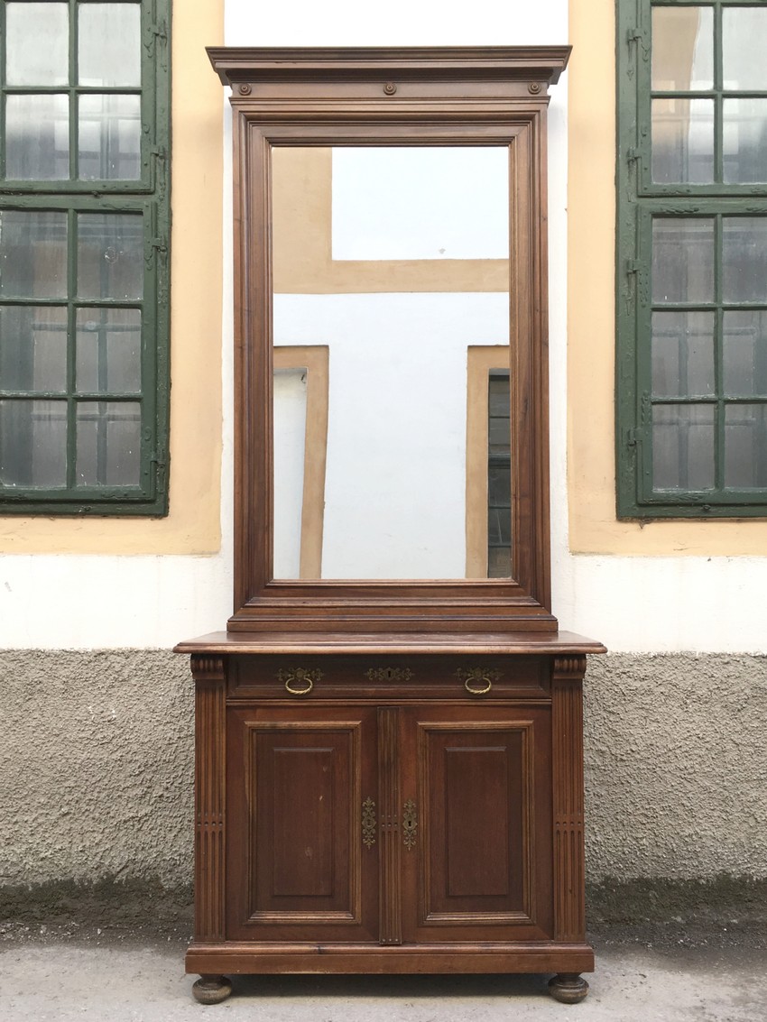 Historismus Kommode Spiegel
