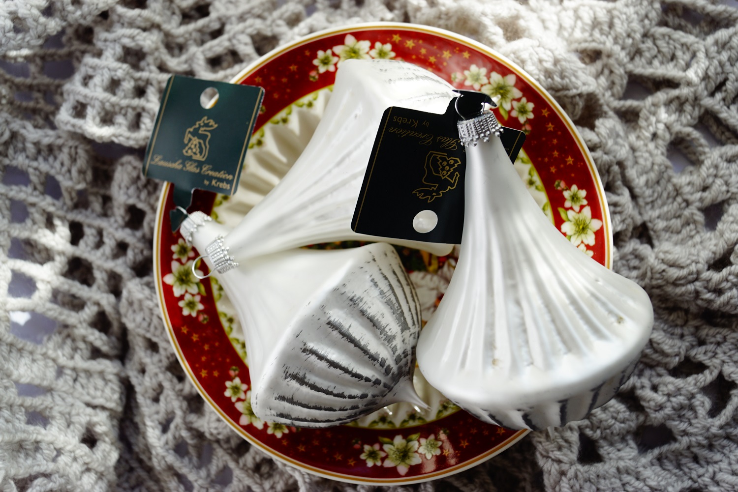 Christbaumkugel Glas mundgeblasen handgemacht lauscha Barock Ornament