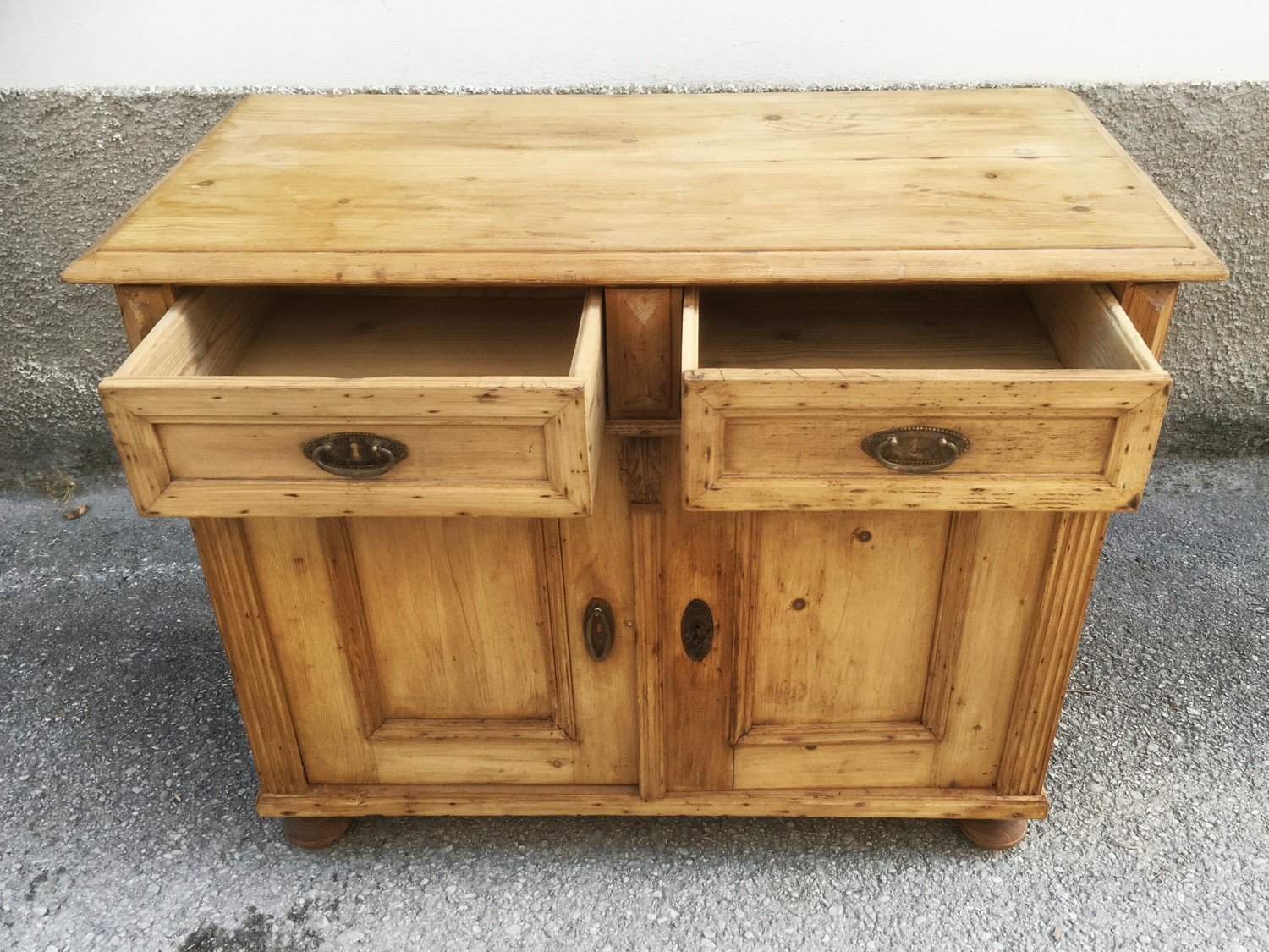 Kommode Anrichte Historismus Weichholz antik