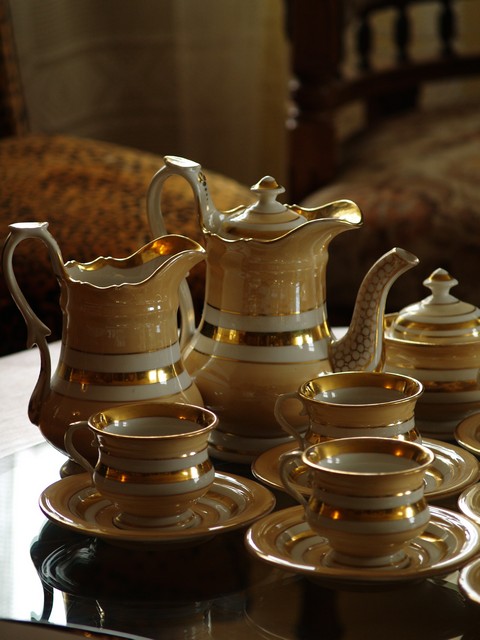 Biedermeier Kaffee Set