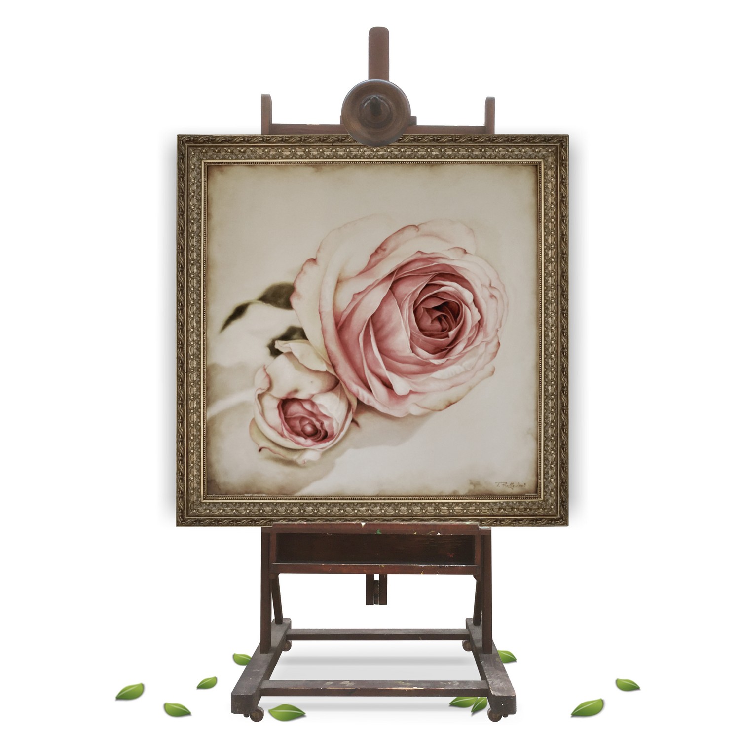 Staffelei antik Vollholz um 1900