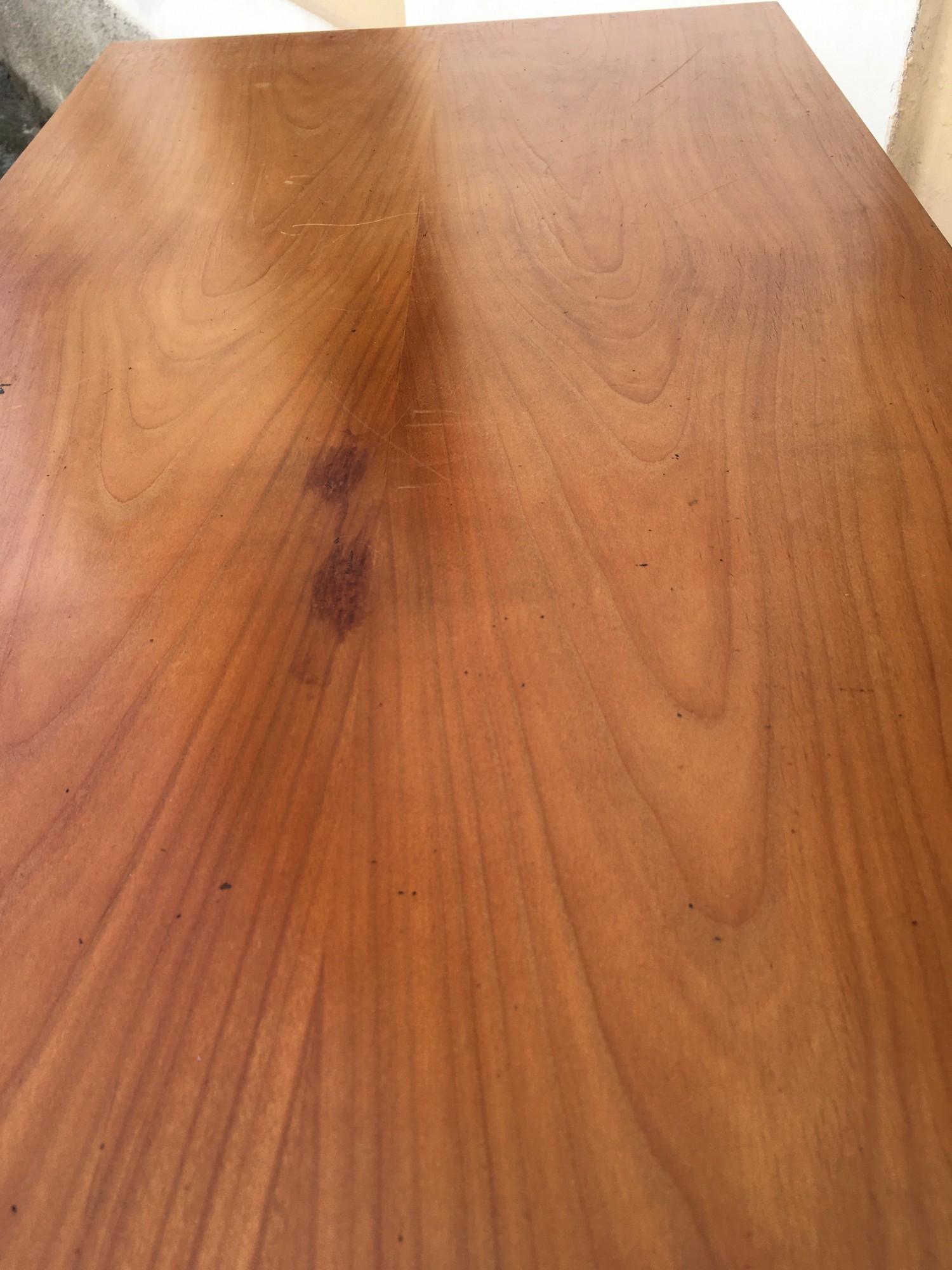 Schrank Vitrine Halbschrank mit Vitrinenteil und vier Laden antik Pfeilerschrank Vertiko