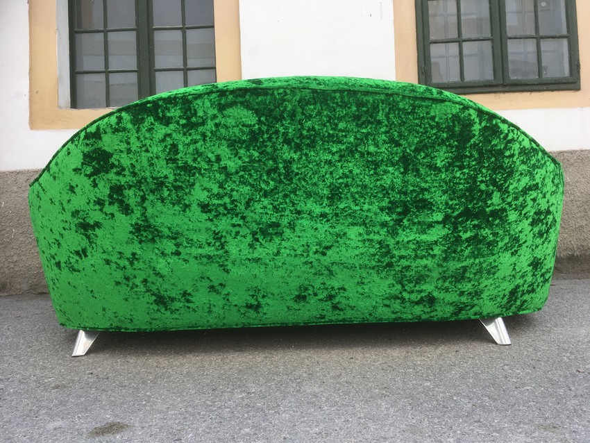 Bretz Sofa grün Slowrider Riesensofa