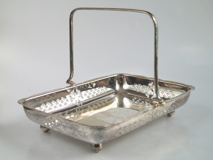 Schale England versilbert