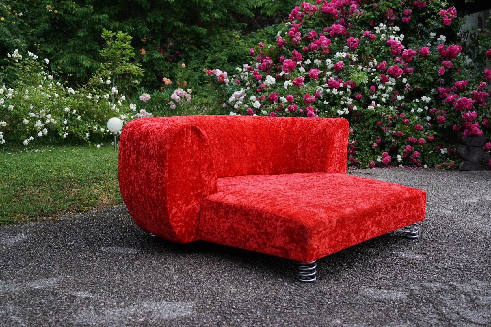 BRETZ Sofa Chill Longchair rot Loveseat