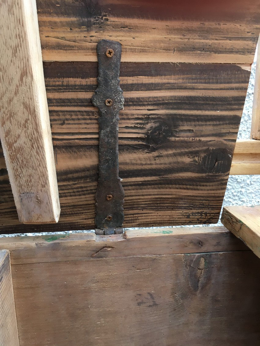 Kuechenbank Truhe antik