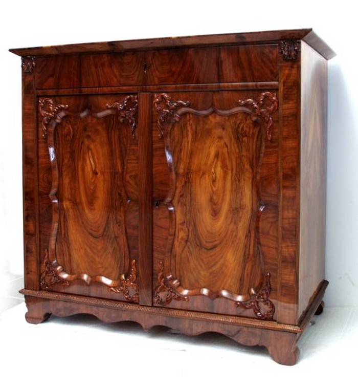 Trumeau Biedermeier antik hochglänzend restauriert