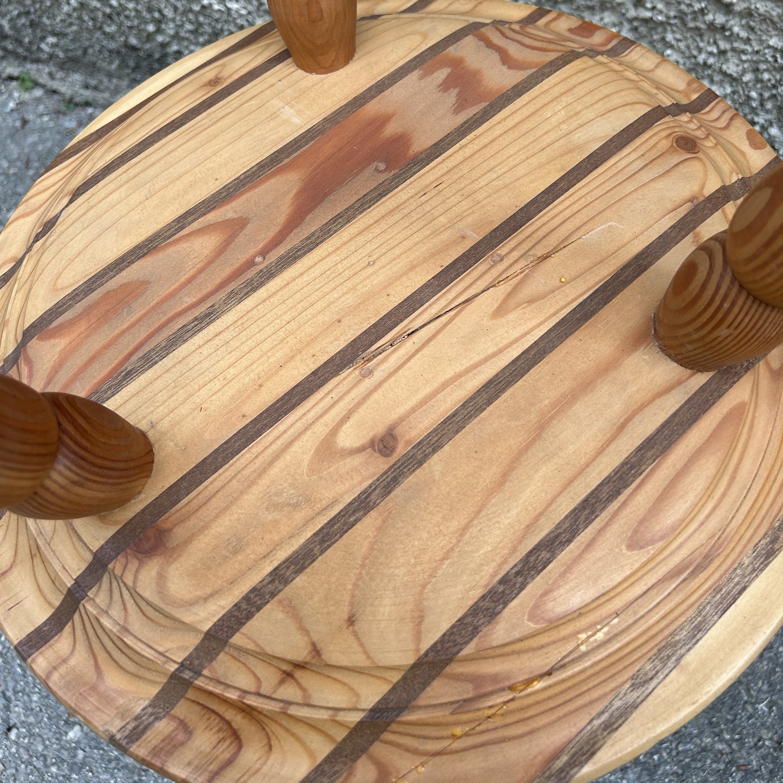 Hocker Holz massiv