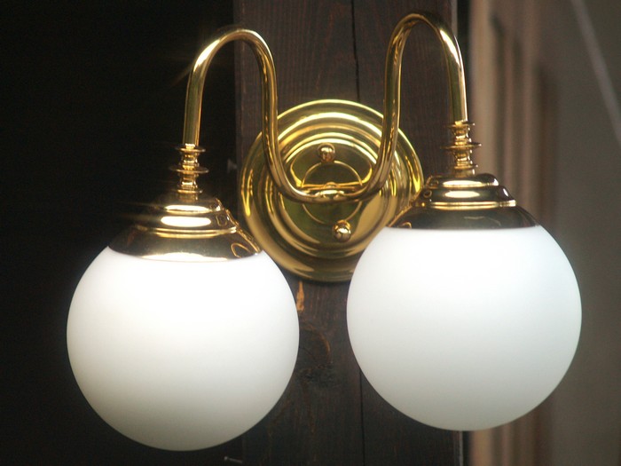 Wandleuchter Glas 