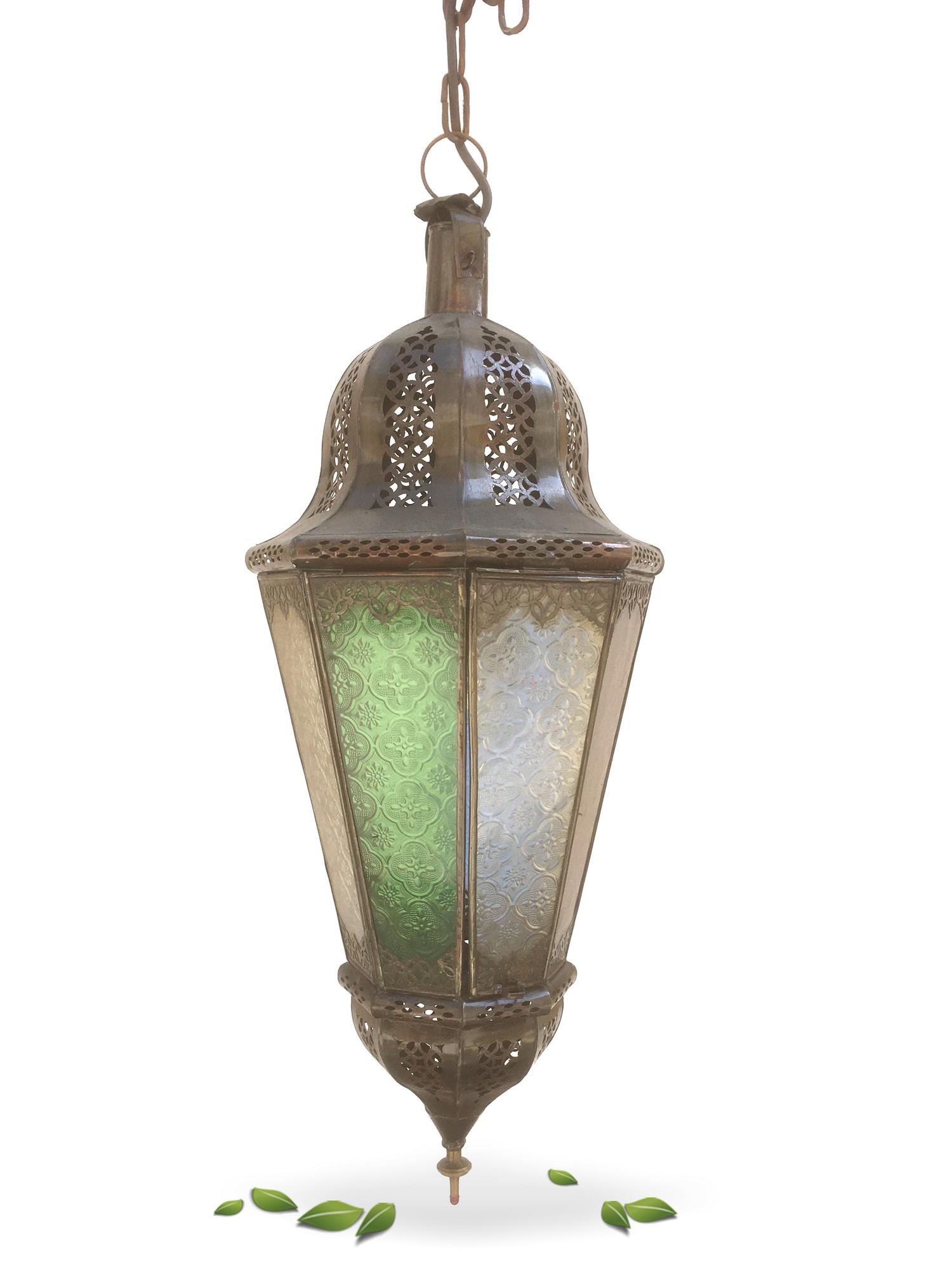 Leuchter Luster Orient Gläser Kupfer Laterne Tiffany Marokko