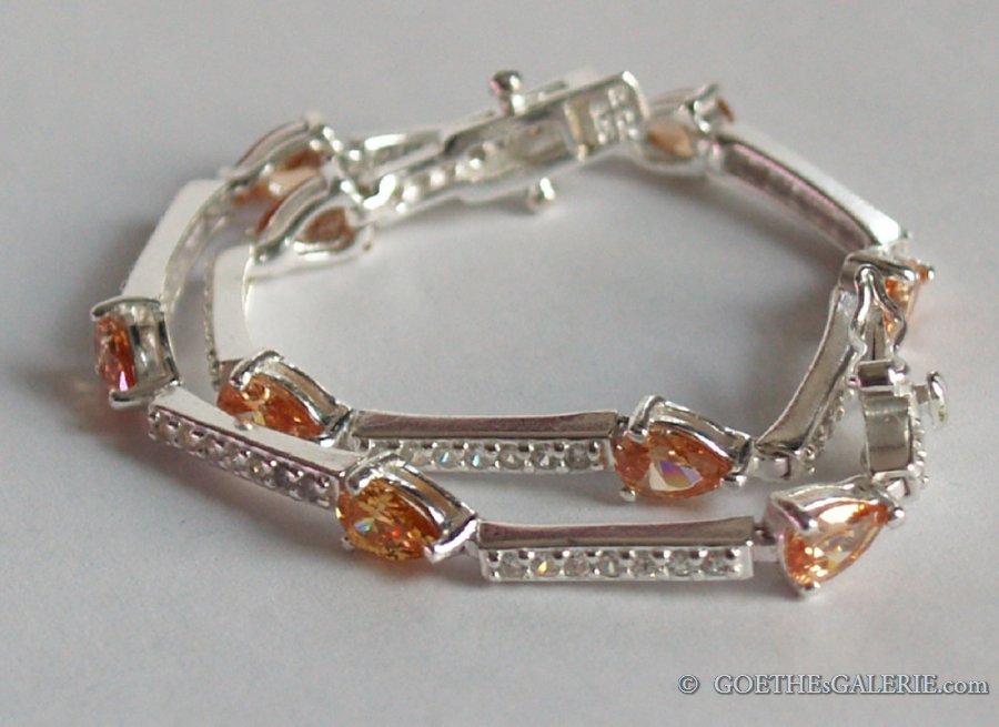 925 Silber Zirkonen Armband