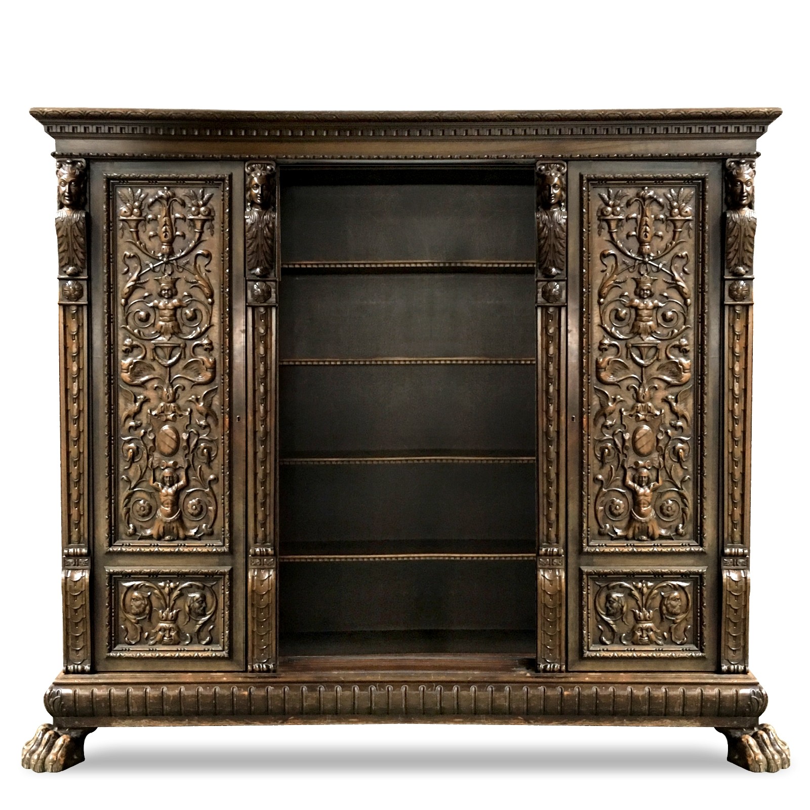 Neorenaissance BücherSchrank