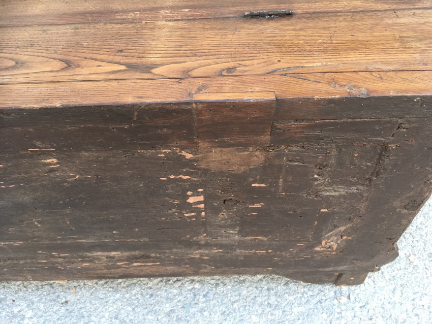 Truhe antik groß Vollholz Barock Renaissance