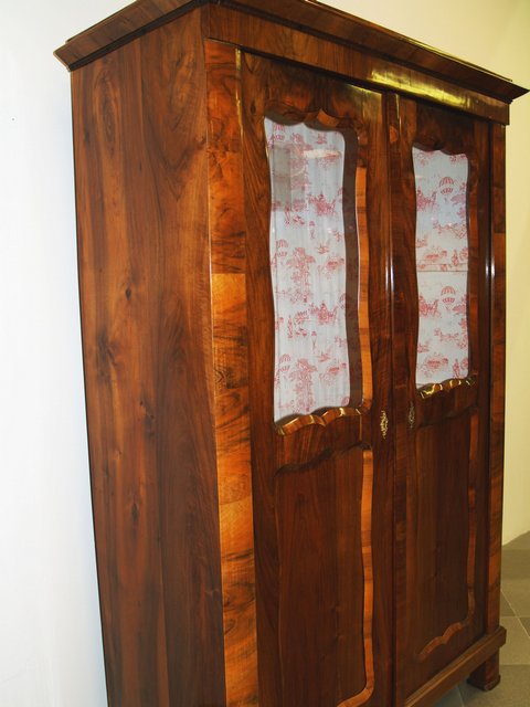 Biedermeier Vitrinenschrank Vitrine