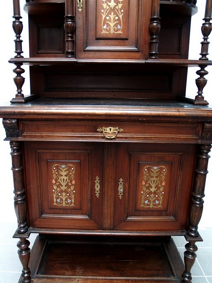 Schrank Messing antik