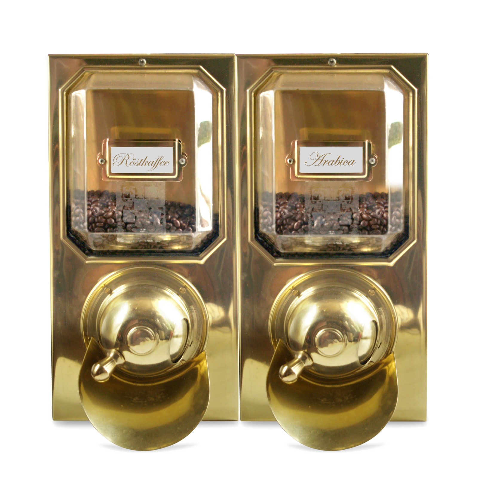 Kaffeeschütte Messing