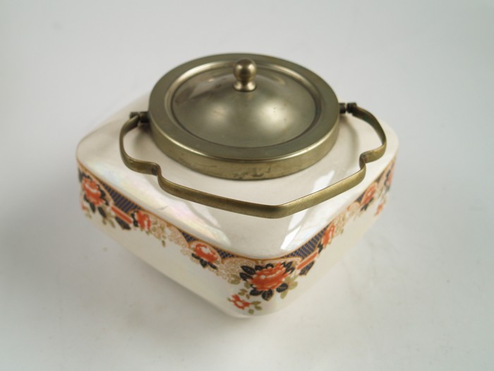 Keksdose antik Keramik creme