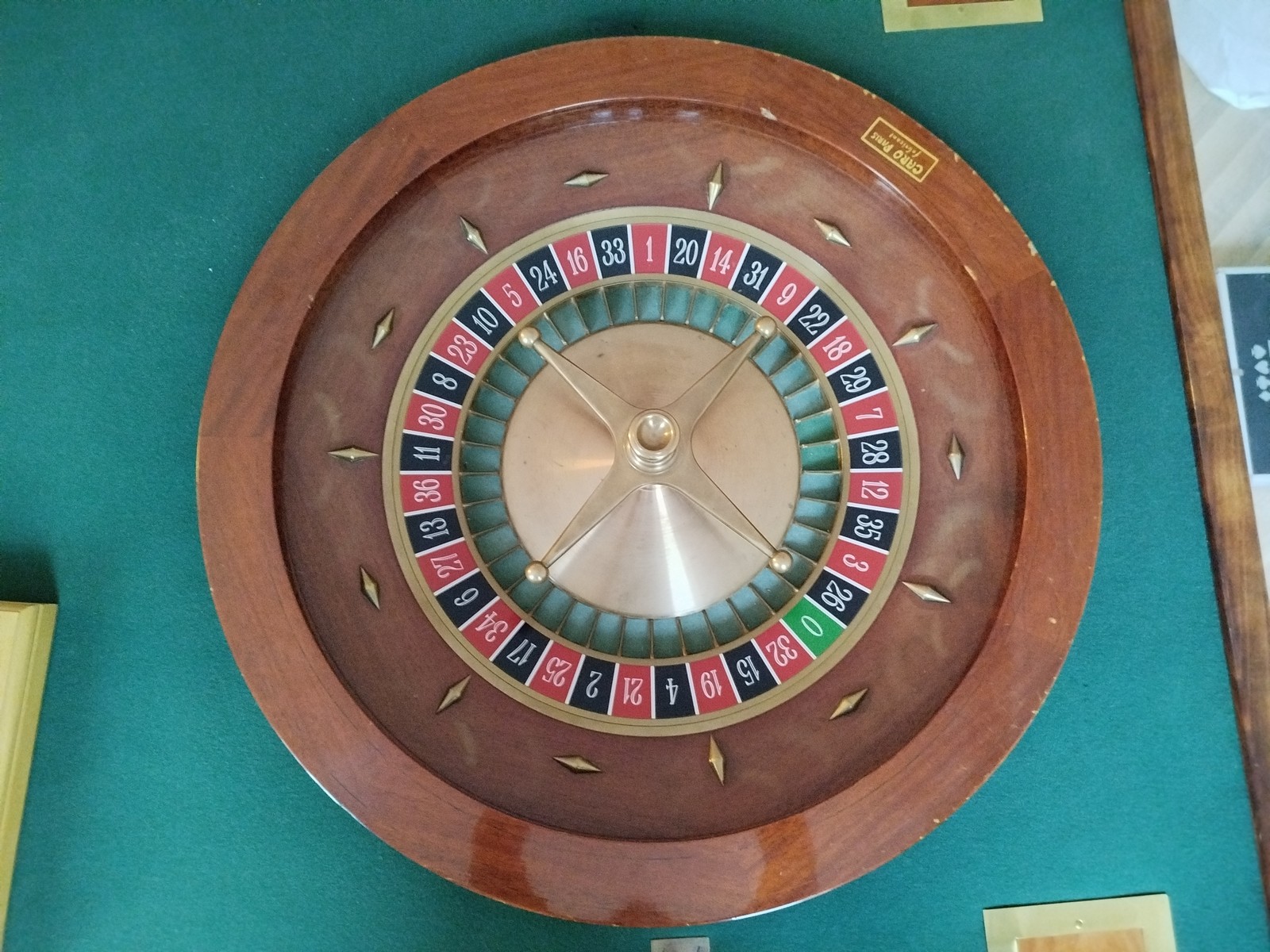 Roulette-Tisch Casino Roulette-Rad Caro Paris