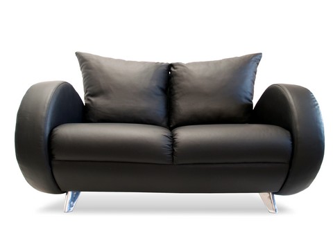 Bretz Ledersofa schwarz Sofa Popeye