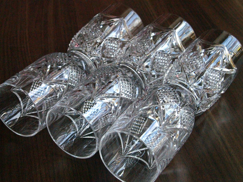 Bleikristall Wassergläser schwere Gläser Softdrink Kristallgläser