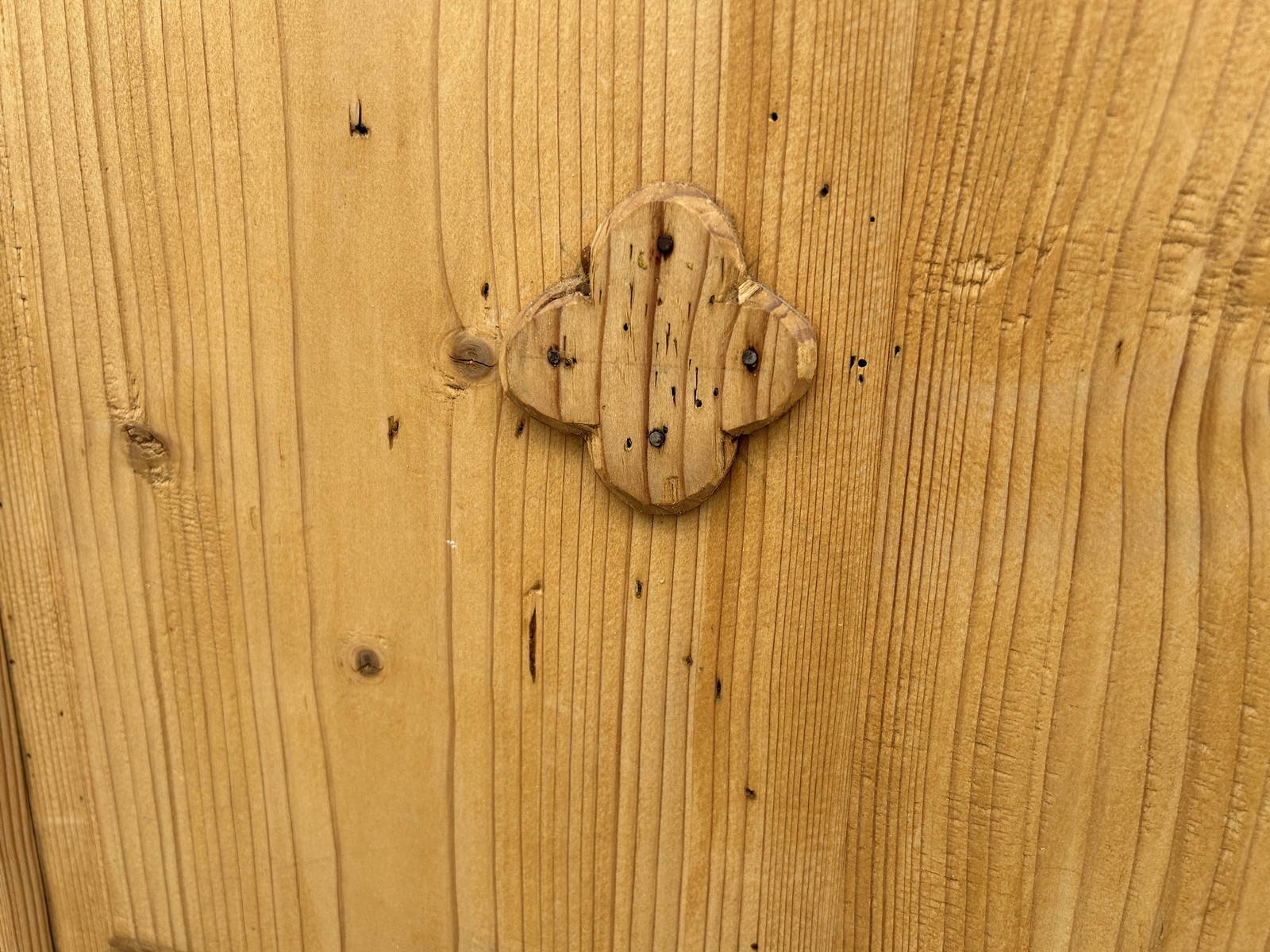 Antiker Bauernschrank Weichholz Kleiderschrank 1-türig