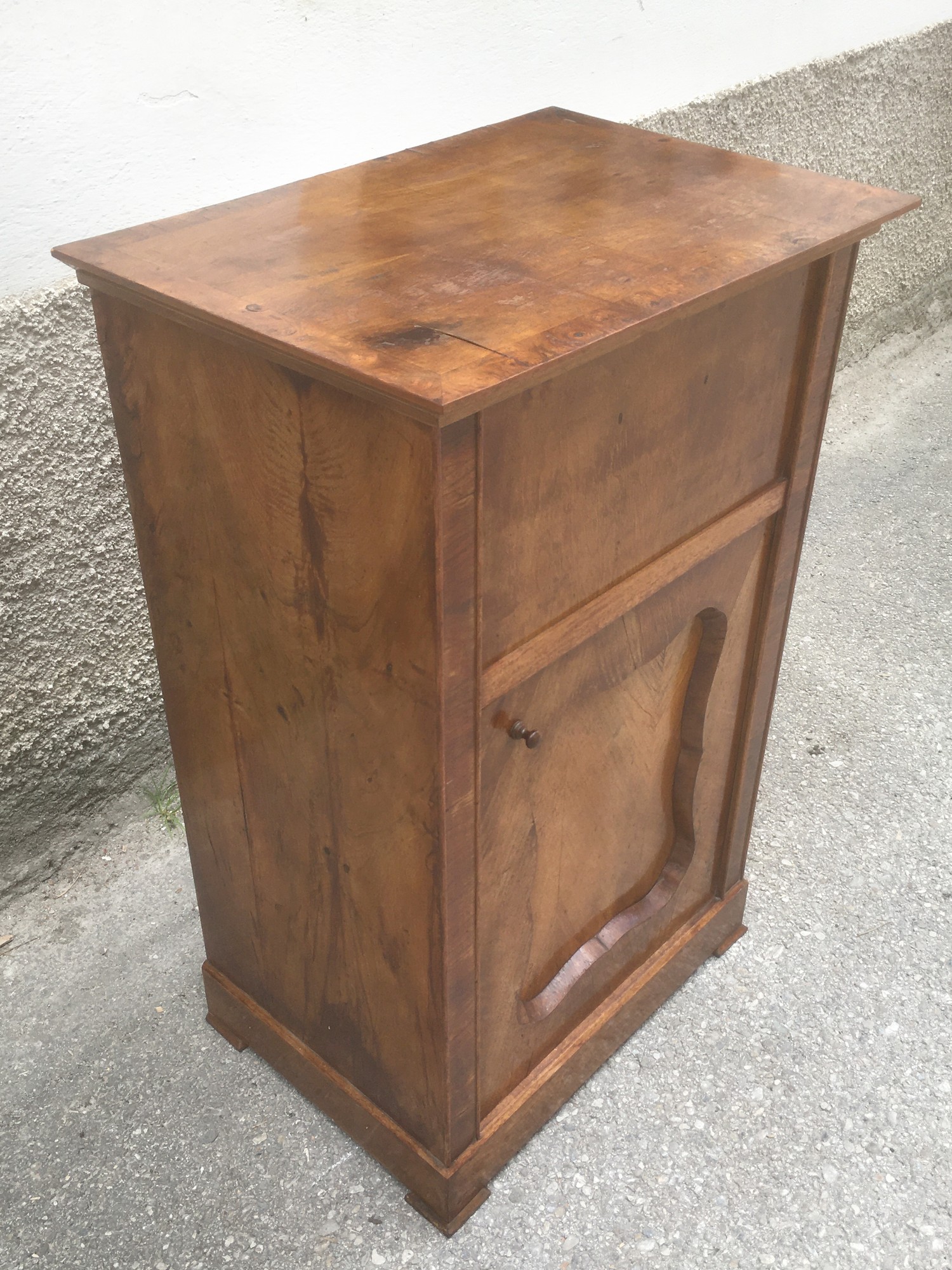 antike Biedermeier Kommode Klappdeckel Waschtisch